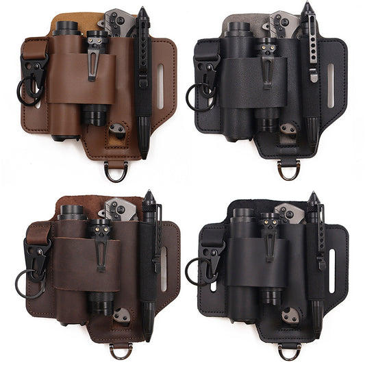 Men's Casual Solid Color Belt Bag, Multi-functional Waist Bag, Waist Slip Pocket, Outdoor Multitool Kits for Fishing Hunting Foraging, Casual High-quality Daily Commuting Bag