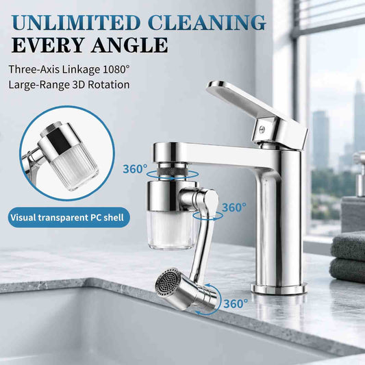3D Swivel Filter Faucet Extender