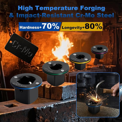 4PCS Low Profile Socket Adapter Set – The Ultimate Tool Upgrade For Tight Spaces