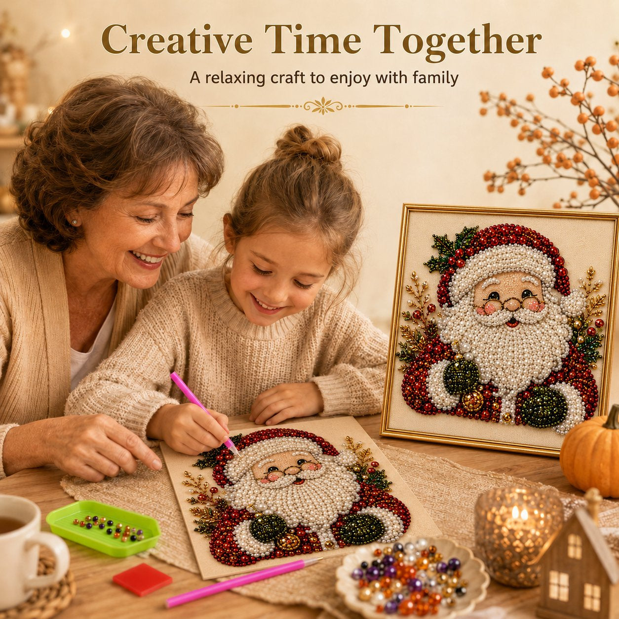 Christmas Pearl Art DIY Kit