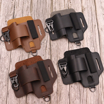Men's Casual Solid Color Belt Bag, Multi-functional Waist Bag, Waist Slip Pocket, Outdoor Multitool Kits for Fishing Hunting Foraging, Casual High-quality Daily Commuting Bag