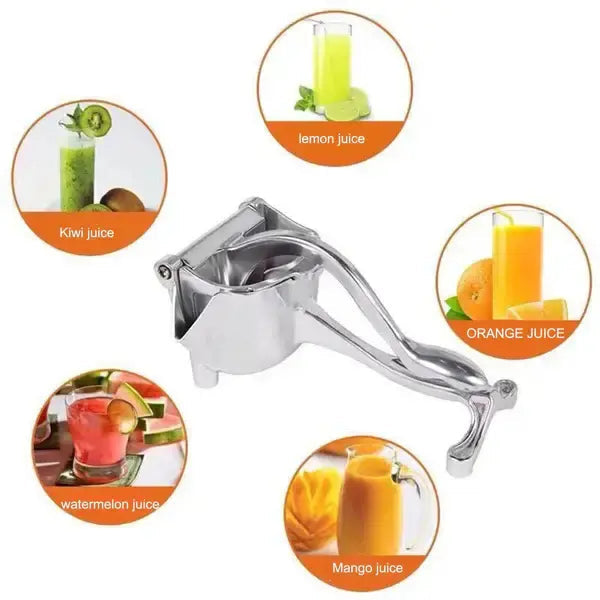 Food-Grade Aluminum Manual Squeezer for Lemons, Limes & Oranges